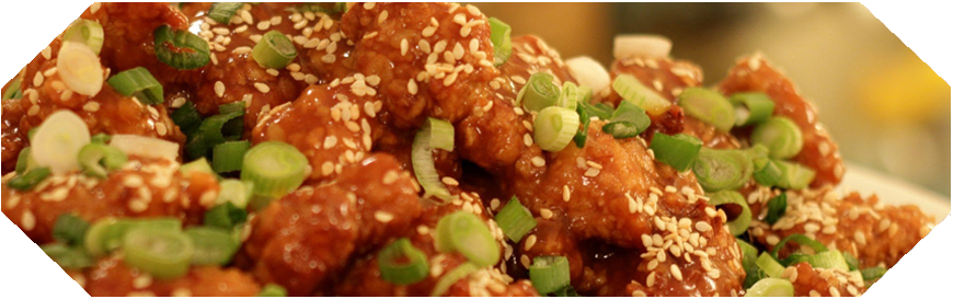 General Tso's Chicken (870x273), Png Download