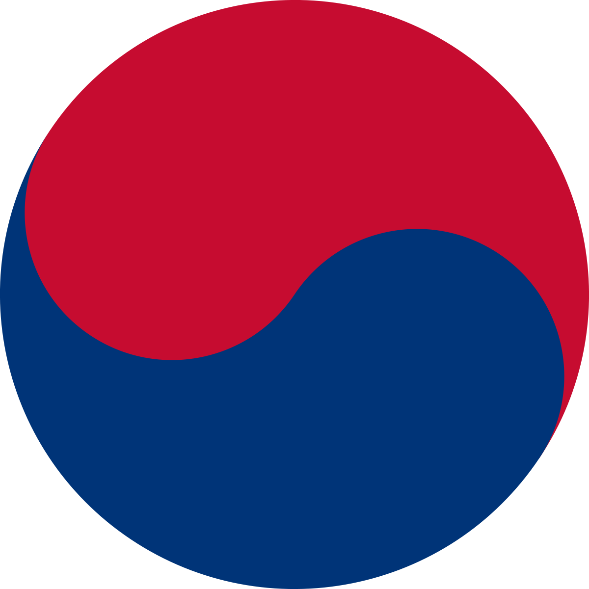Wikipedia Picture Download - Korean Yin Yang (1200x1200), Png Download
