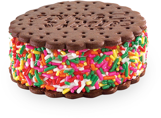 Deluxe Flying Saucer Ice Cream Sandwich - Carvel's Ice Cream (600x600), Png Download