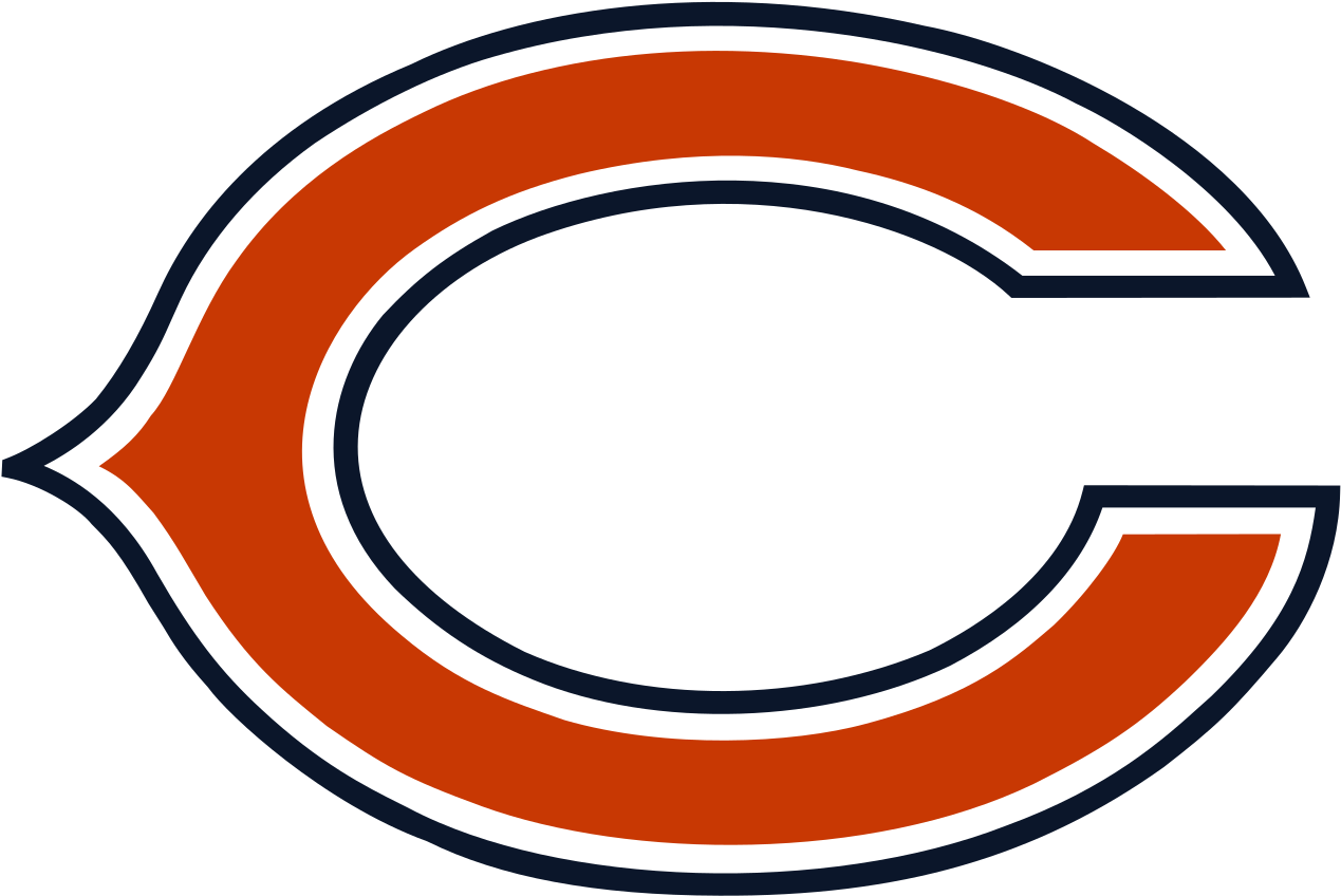 Chicago Drawing Bears - Chicago Bears Logo (1200x802), Png Download