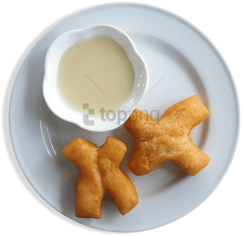 Plate, Fried Food, Dip, White, Chinese, Cooked - Food (720x720), Png Download