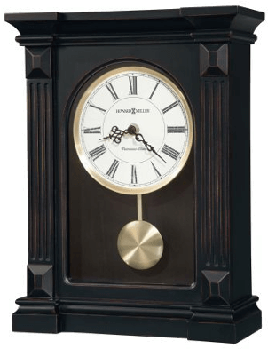 Mantel Clocks - Black Howard Miller Mantel Clock (400x400), Png Download