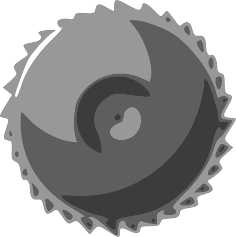 Saw Blade - Saw Blade Sprite Png (471x473), Png Download