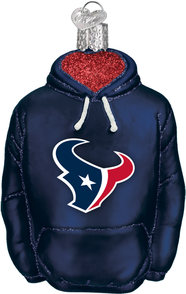 Houston Texans Hoodie Ornament - Tampa Bay Buccaneers Hoodie 73003 Old World Christmas (1024x1024), Png Download