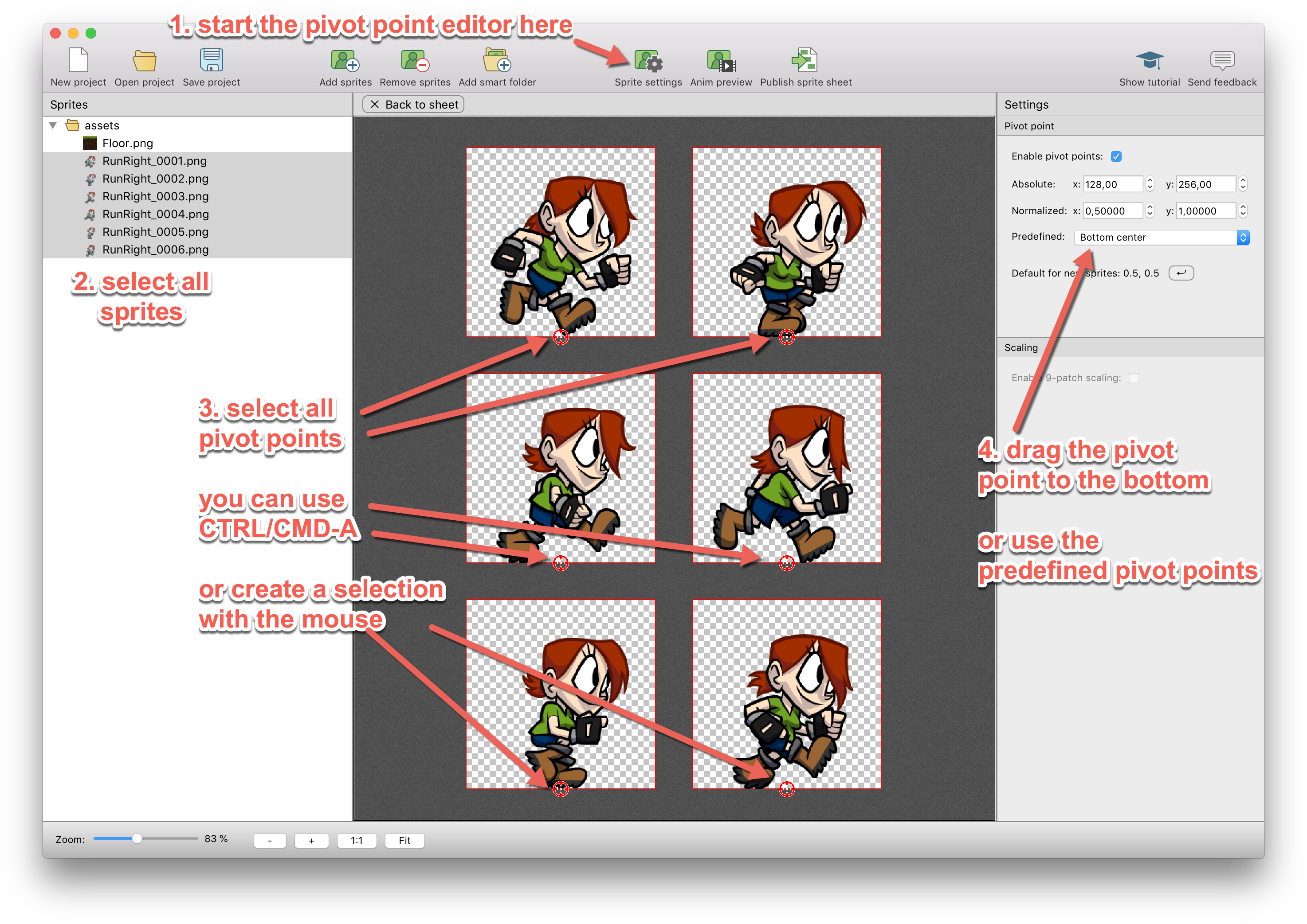Editing Easeljs Sprite Pivot Points - Pivot Point - Free Transparent ...