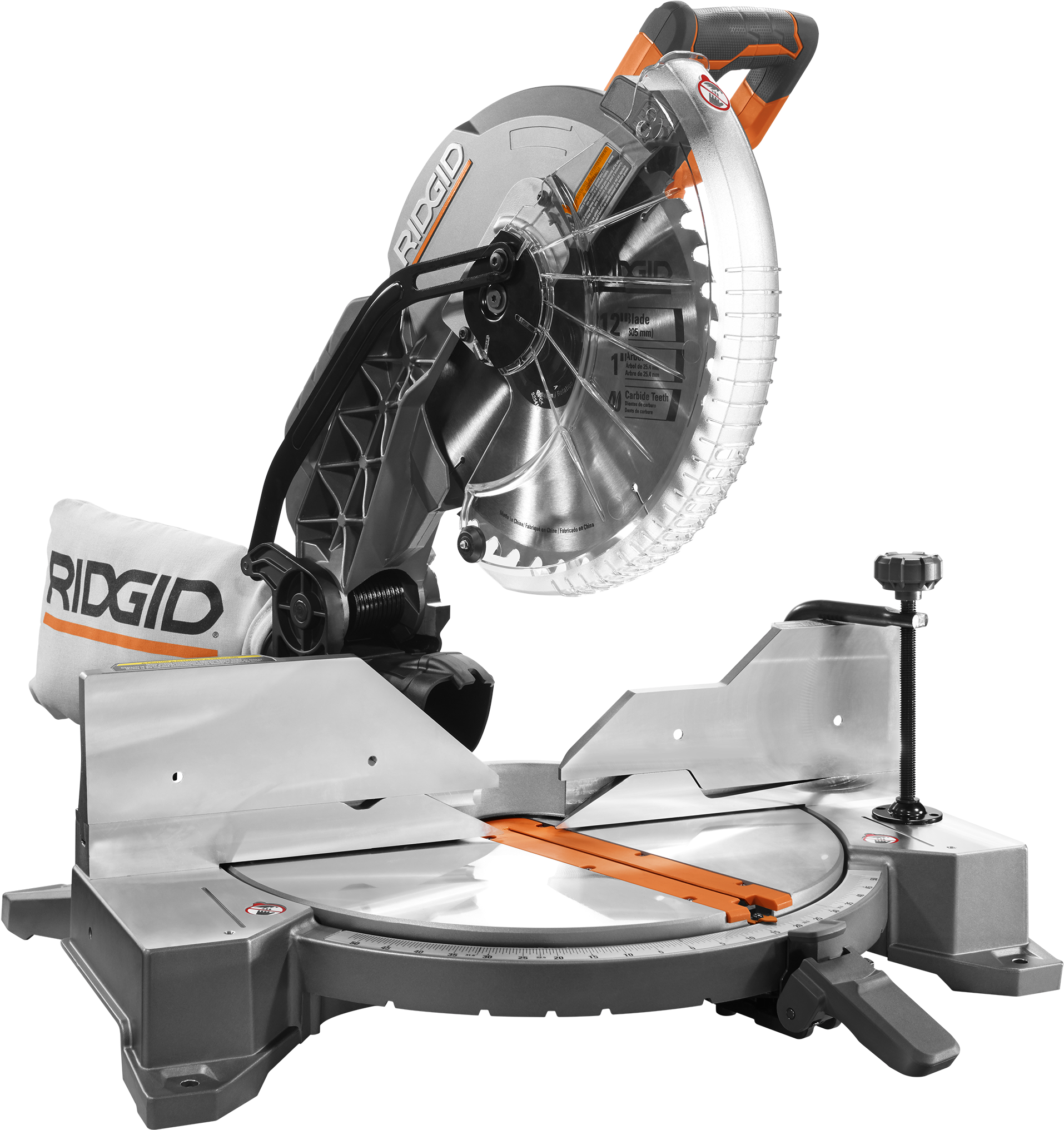 Now $199 - Ridgid 15 Amp 12 In. Dual Bevel Miter Saw With Laser (2000x2093), Png Download