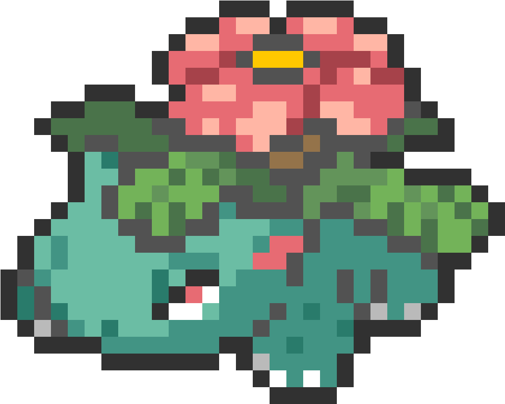 Main Image - Pixel Art Pokemon Venusaur (1188x1188), Png Download