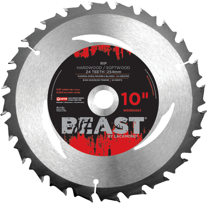 Lackmond Wrb14030 14" Rip Blade 30t, 1" Arbor, .155 (992x992), Png Download