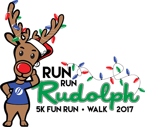 Graphic Library Rudolph Clipart Reindeer Race (500x436), Png Download