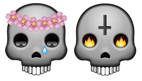 Jessicamaccormackrmack - Skull Emoji Transparent Background (500x288), Png Download