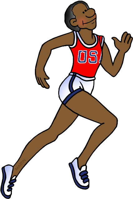 United States Clip Art By Phillip Martin - Black History Month Transparent Gif (444x648), Png Download