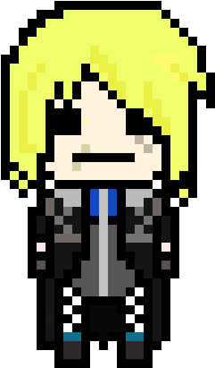 Danganronpa Pixel Sprite Oc For A Friend - Danganronpa (670x600), Png Download