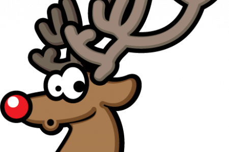 Head Clipart Rudolph - Rudolph Clipart (450x300), Png Download