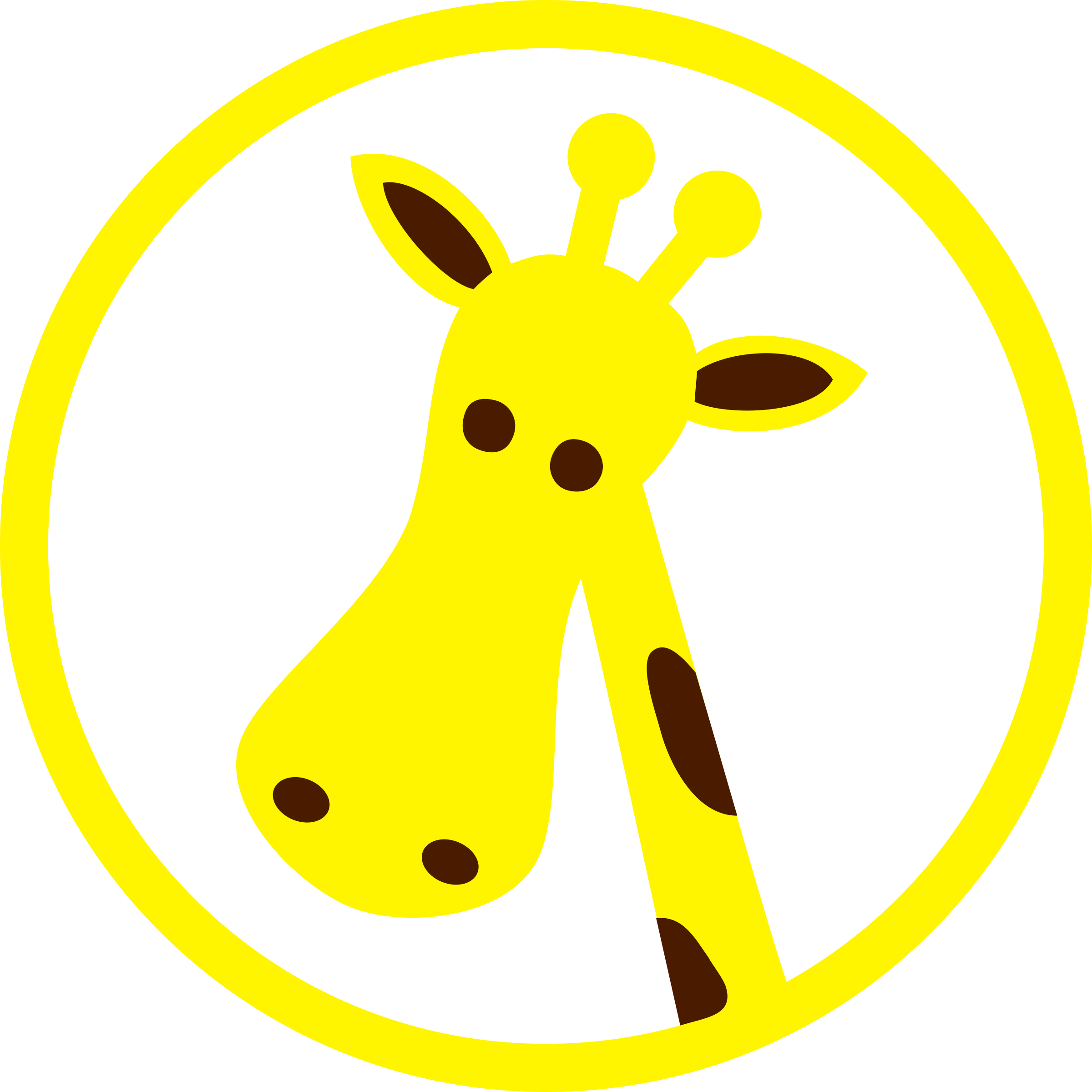 Giraffe Drawing Cartoon Cuteness - Giraffe Head Cartoon (750x750), Png Download