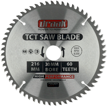 06203002 216x30x60 Tct Mitre Saw Blade Tct Saw Blades - Volante Do Motor Civic 2005 (367x367), Png Download
