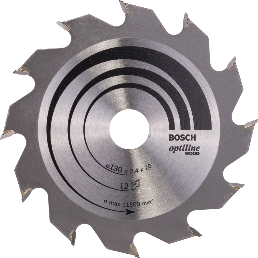Bosch Circular Saw Blade Construct Wood 130 X 20/16 (900x900), Png Download