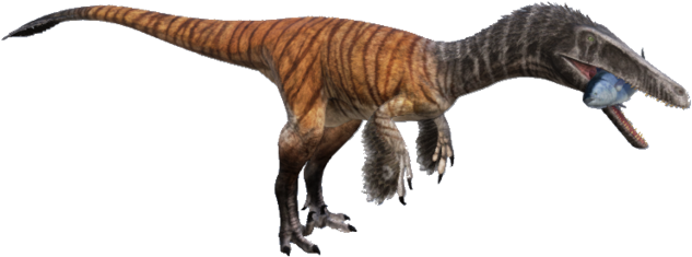 Austroraptor With Fish Model 1 The Isle - Isle Dinosaur Png (640x247), Png Download