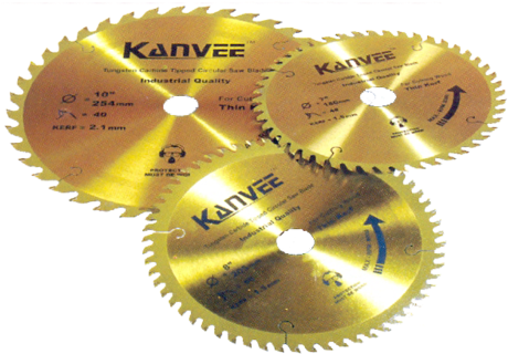 Kanvee Industrial Quality Tct Circular Saw Blade, For - Kanvee Wood Cutting Blade (500x375), Png Download