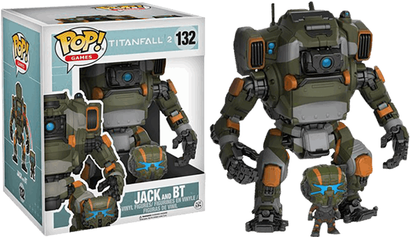 Jack & Bt 6” Super Sized Pop Vinyl Figure - Titanfall 2 Funko Pop (600x600), Png Download
