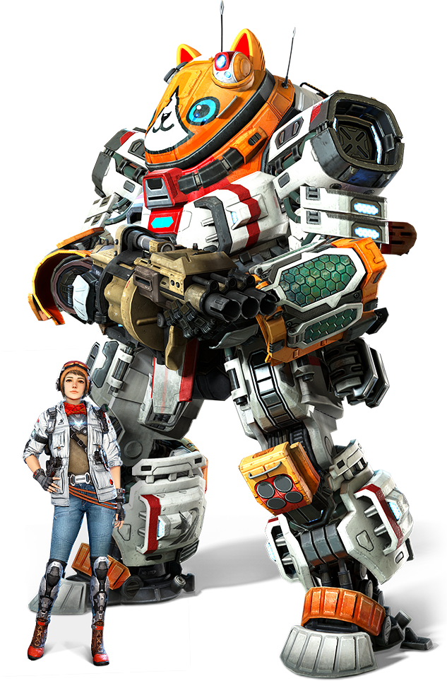 View Nora Ogre Wildcat , - 타이탄 폴 온라인 (633x963), Png Download