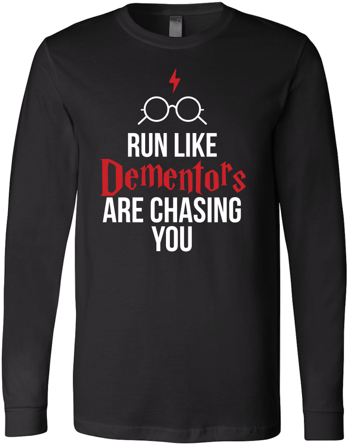 Run Like Dementors Are Chasing You - Mental Health Walk Shirts (1000x1000), Png Download