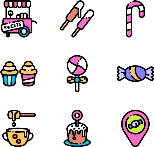 Sweet & Candy Shop - Candy (600x564), Png Download