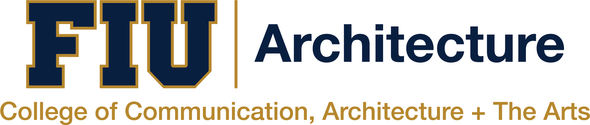 Department Of Architecture Logo - Florida International University (1951x416), Png Download
