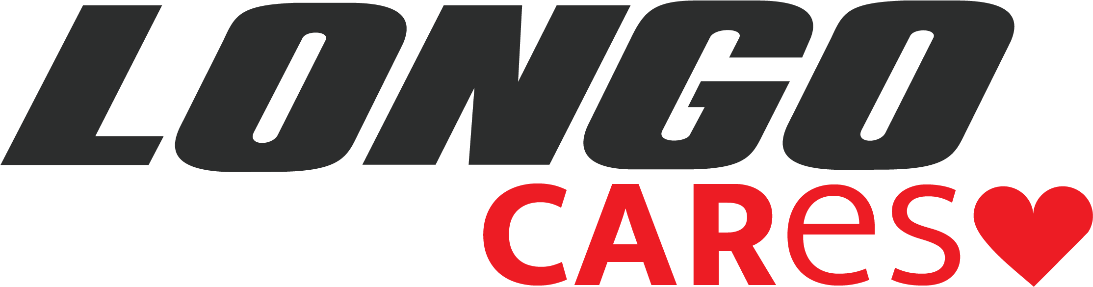 Longo Cares New Logo - Longo Toyota Logo (2475x1275), Png Download