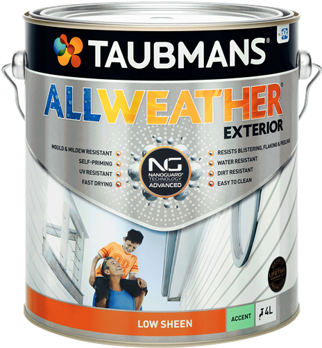 Taubmans 4l Low Sheen Accent All Weather® Exterior - Taubmans Easycoat Prep 4l (800x800), Png Download