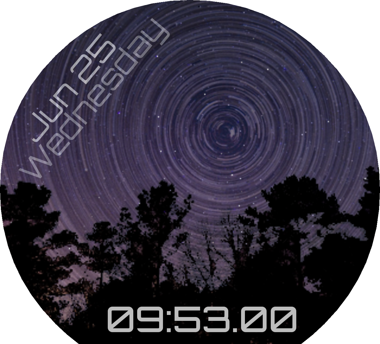 The Night Sky 24h Preview (1280x1160), Png Download