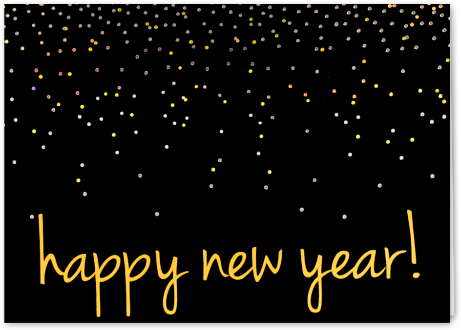 Picture Of Confetti Happy New Year Greeting Card - Uniroyal Giant Tire (1200x1200), Png Download