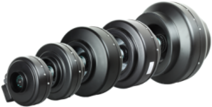 Hurricane Fans 171 Cfm Inline Fan (800x800), Png Download