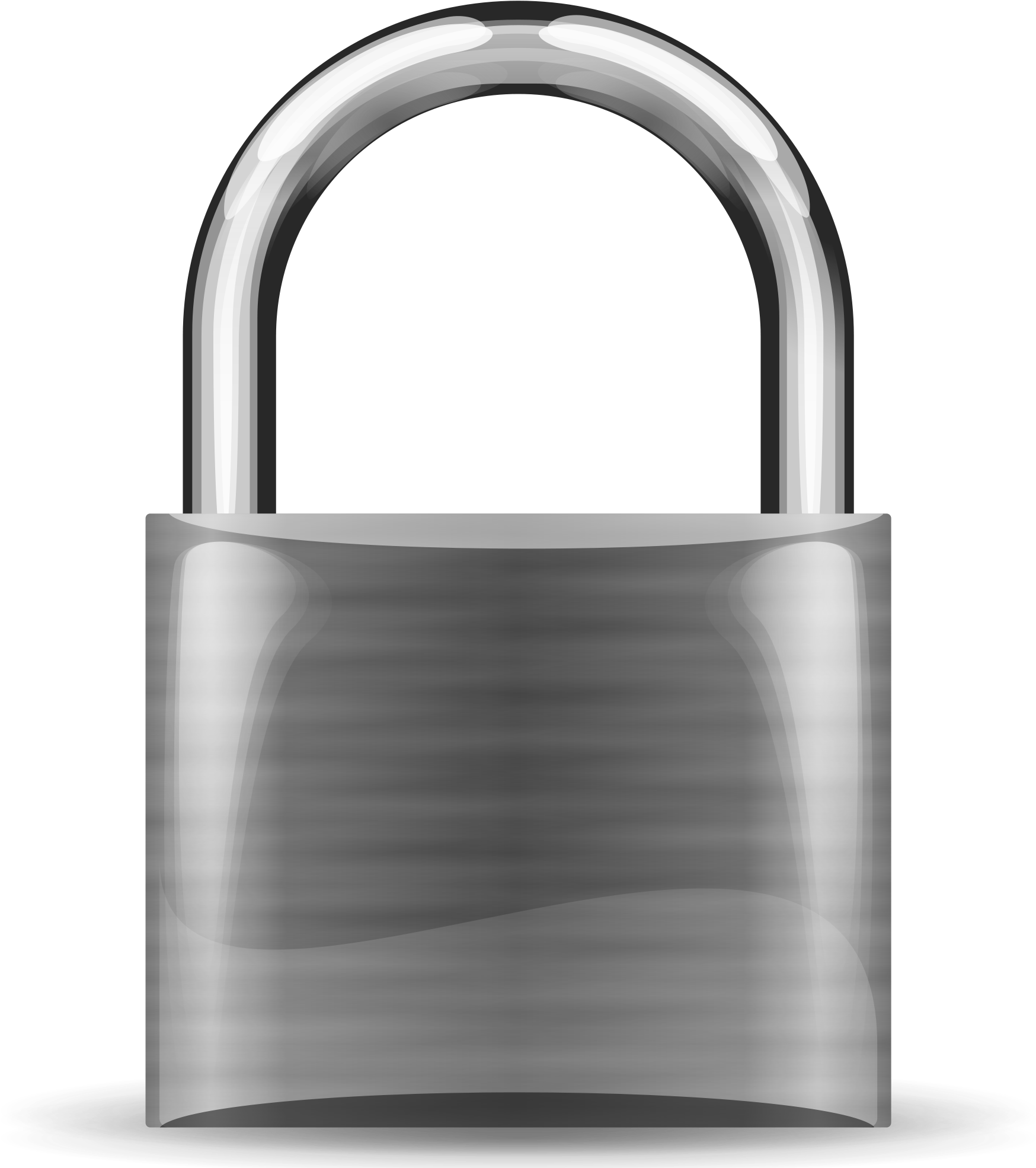 1000 Bc Atlantic Hurricane Season - Silver Padlock Png (2000x2000), Png Download