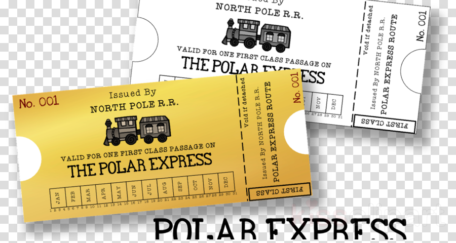 Download The Polar Express Clipart Train Christmas Day Event - Train Pole E...