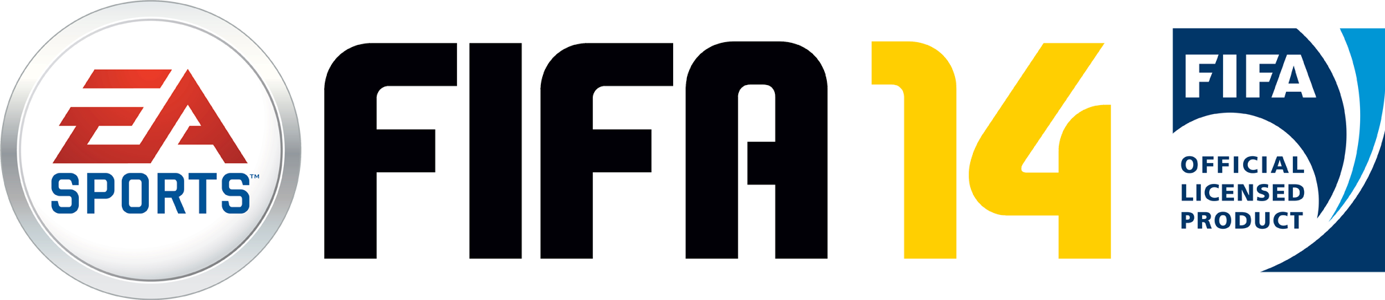 Fifa14ignite - Fifa 14 Logo Png (2000x434), Png Download