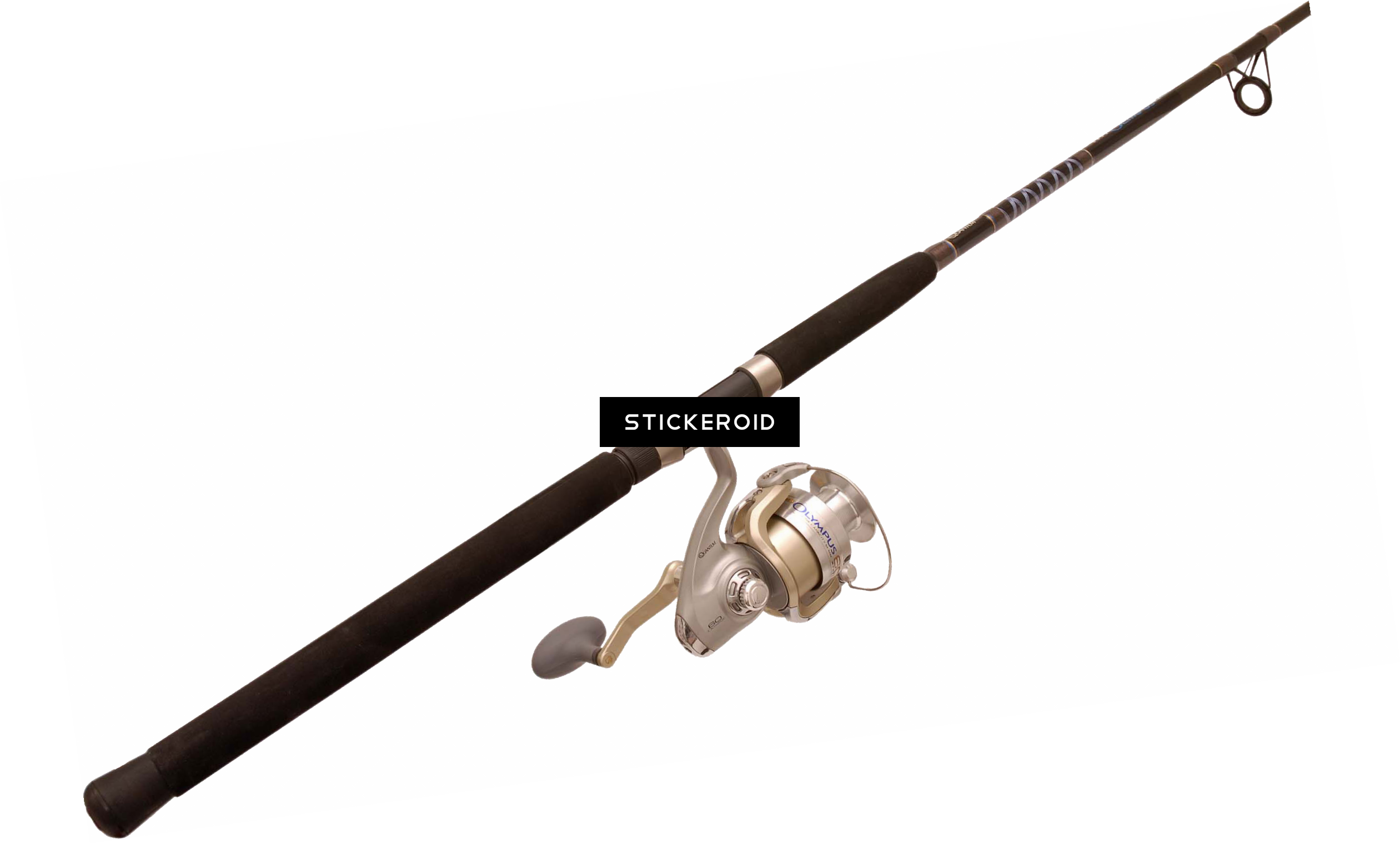 Fishing Rod Pole Sport - Fishing Rod Png (2521x1520), Png Download