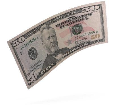 Us Dollar Transparent Images - 50 Us Dollar (600x600), Png Download