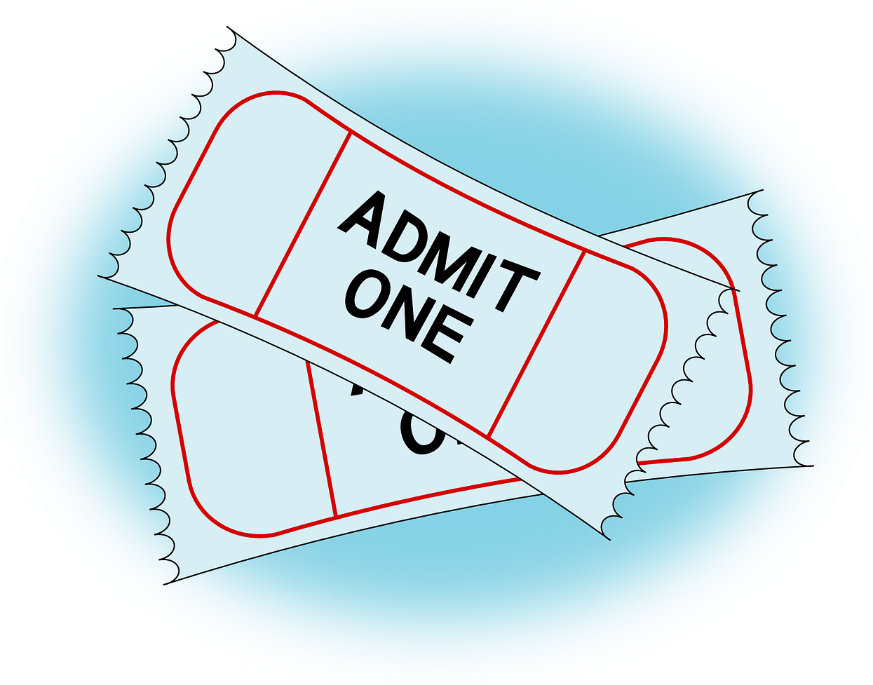 Movie Ticket Clip Art (1280x1012), Png Download