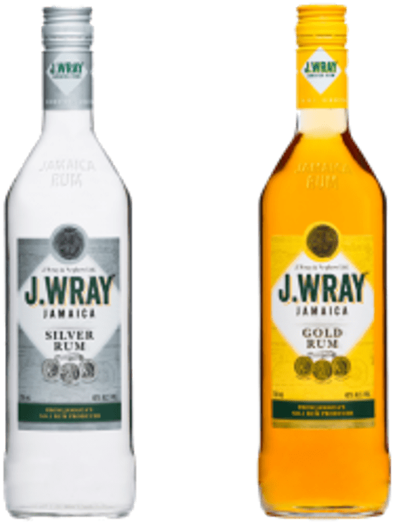 Zoom Image - J Wray Gold Rum (600x900), Png Download
