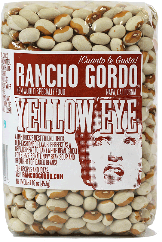 Yellow Eye Bean, 1 Lb - Rancho Gordo Heirloom Bean Sampler, 5 Lbs (900x900), Png Download