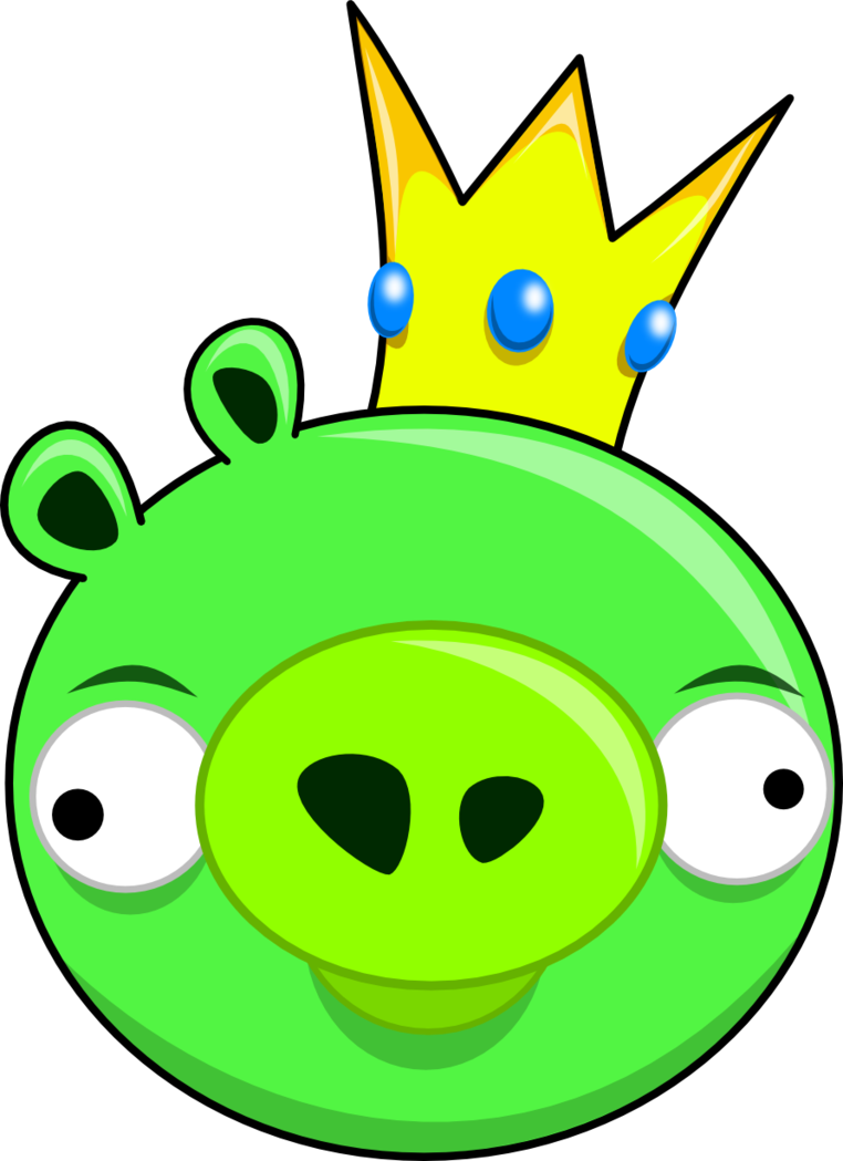 Graphic Transparent Download Angry Pigs Clipart - Angry Bird Pig Png (762x1049), Png Download