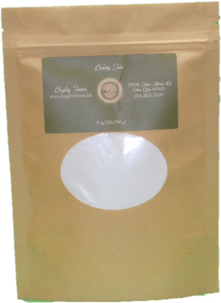 Baking Soda, Sodium Bicarbonate For Baking & Cleaning - Paper Bag (1024x768), Png Download
