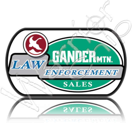 Corporate Dog Tag Poker Chips - Gander Mountain (540x600), Png Download