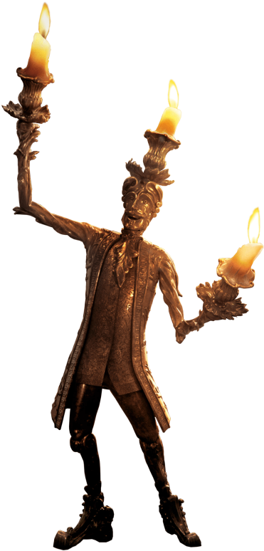 Lumiere Movie - Beauty And The Beast Lumiere Png (400x802), Png Download