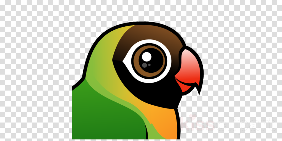 Black Cheeked Lovebird Clipart Parrot Black Cheeked - Planet Alpha Channel (900x450), Png Download