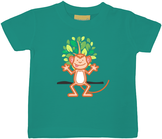 Funny Monkey Baby T-shirt - Infant (680x680), Png Download