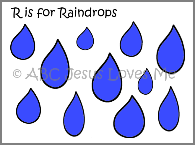 Raindrops - Art And Craft (660x492), Png Download