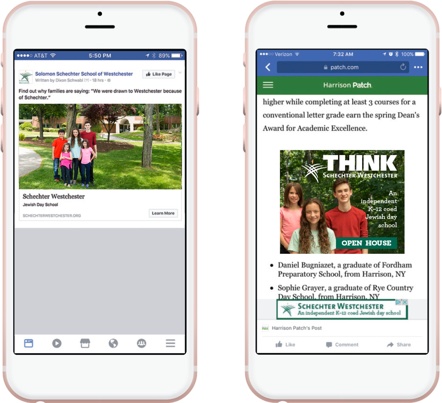 Open House Digital/print Ad Campaign » Sw 2017 Open - Jewish Day School (2251x2251), Png Download