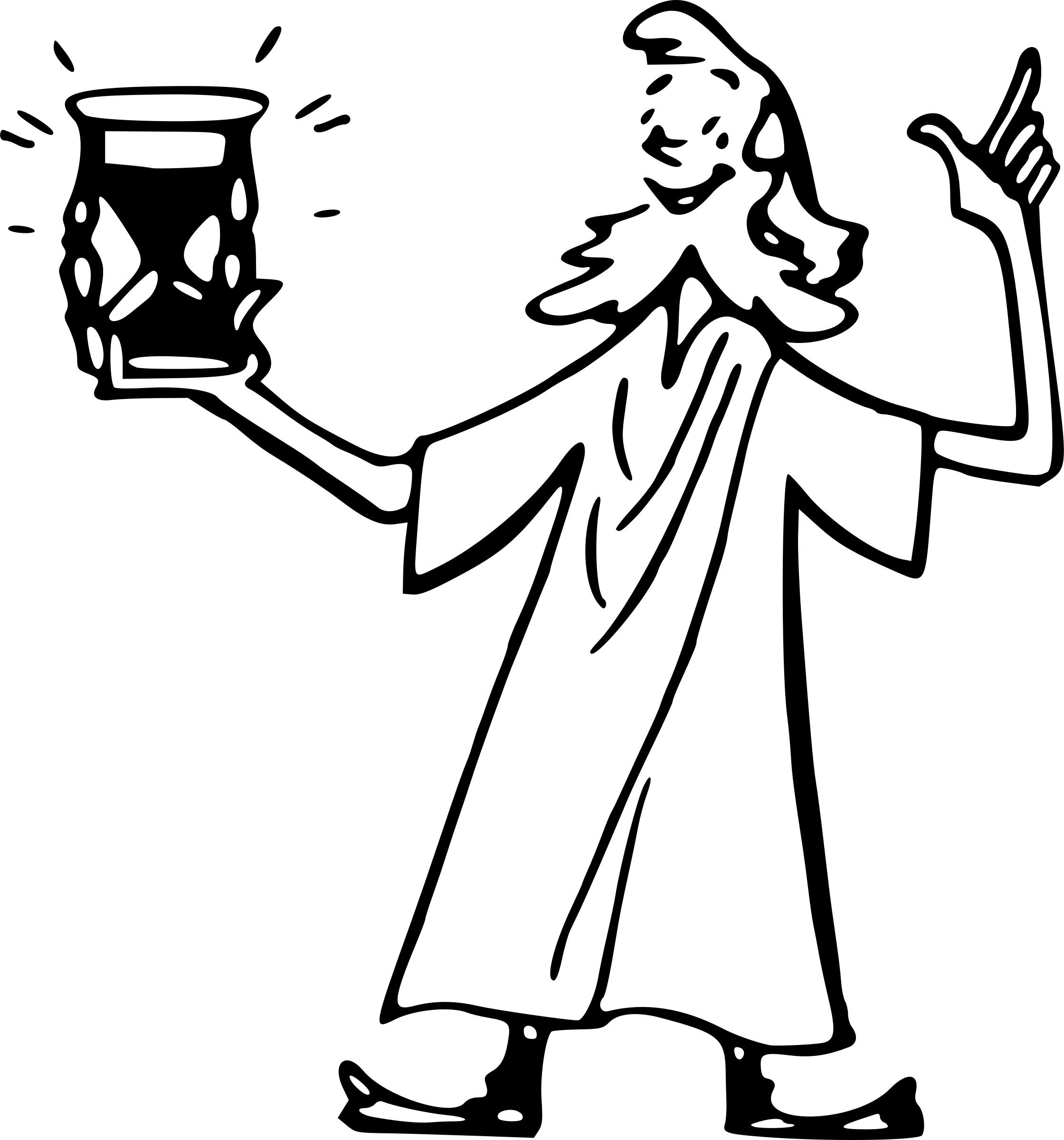 This Free Icons Png Design Of Man With Hourglass (2240x2400), Png Download