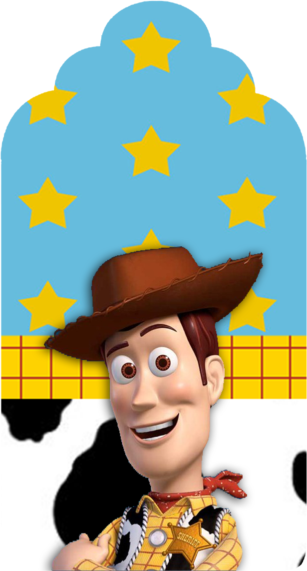 Montando Minha Festa - Toy Story 3 (668x1181), Png Download